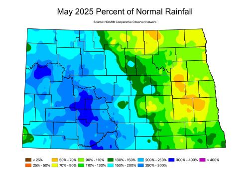 This is a precipitation map from 05 of 2025